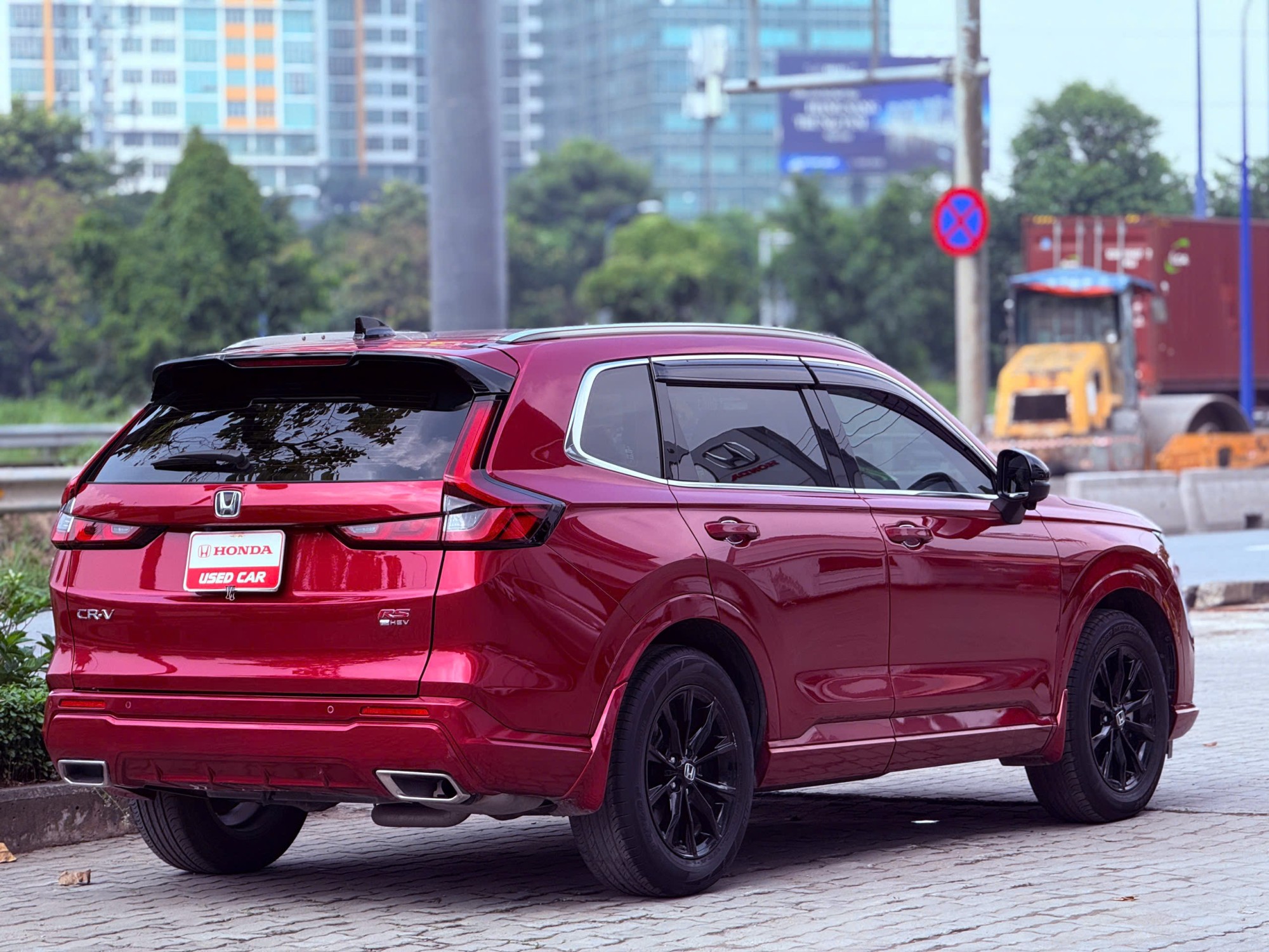 Honda CRV Hybird lướt màu đỏ